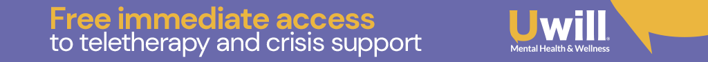 Free immediate access to teletherapy and crisis support through Uwill