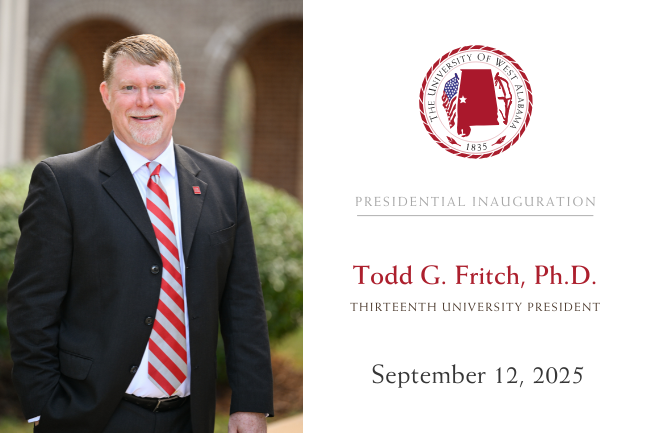 UWA Presidential Inauguration September 12, 2025 Todd G. Fritch