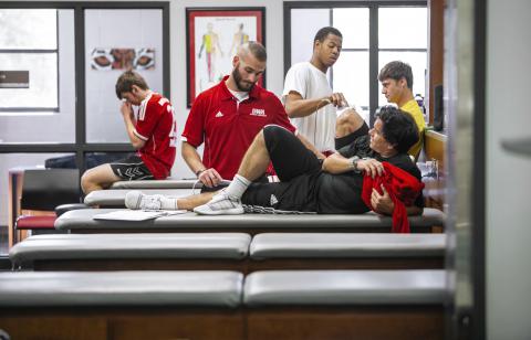 UWA students in Athletic Training Center
